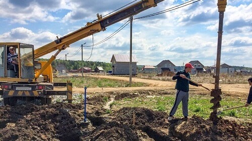 Свайно-ростверковый фундамент в Речице