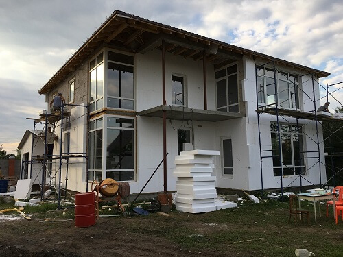 Утепление пенопластом наружных стен в Речице